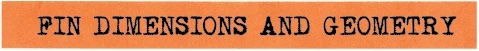 fin dimensions
