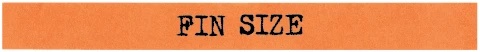 fin size